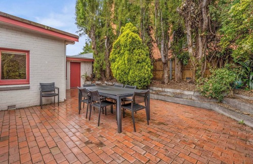 Sandy Bay House | Classic Retro Home Steps from Sandy Bays Best