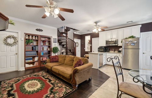 Val Vista Lakes Apartment | Classy Guest Suite With Spiral Staircase in Gorgeous Lake Community