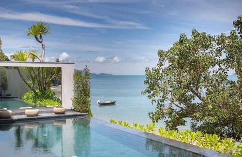 Mae Nam Villa | Clay Beach Beachfront Villa 2 - Courtyard 3 Bedrooms