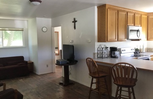Plains House | Clean and cute,1 bed, 1 bath, small town setting across from city park.