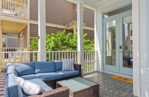 Alys Beach House | Coastal Escape w/Porches, BBQ & Easy Walk to Rosemary Beach | 30A Ciel Bleu