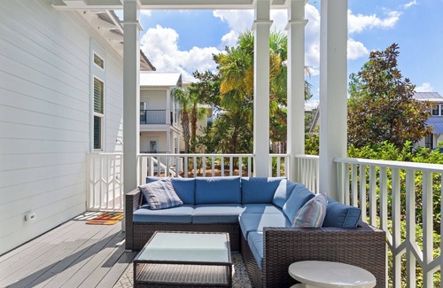 Alys Beach House | Coastal Escape w/Porches, BBQ & Easy Walk to Rosemary Beach | 30A Ciel Bleu