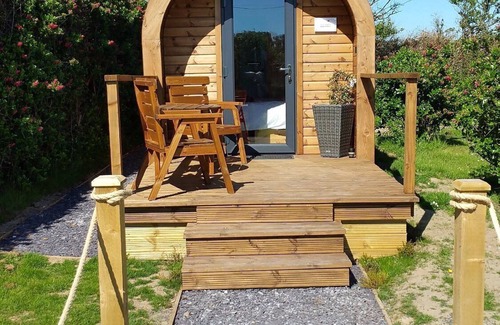 Holyhead RV Rental | Coastal Retreat Pod with Bathroom