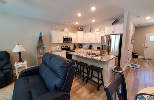 Cedar Point Villa | Coastline Townhome Beach Getaway - Located by The Emerald Isle Bridge