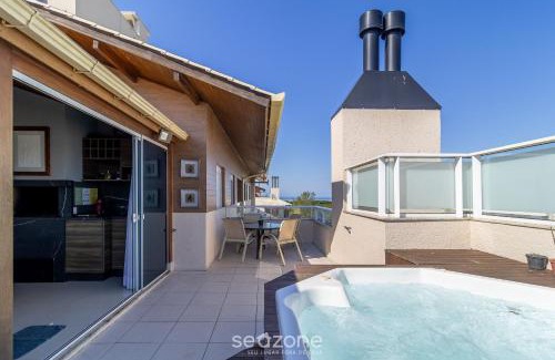 Campeche Leste Apartment | Cobertura c/Jacuzzi em cond. pé na areia VIC0401