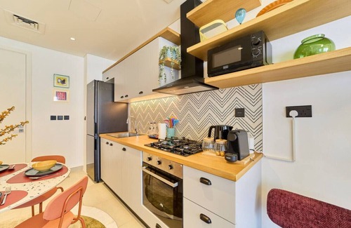 Dubai Apartment | Colorful Retreat: 1BR in Dubai Hills, Next to Mall