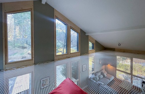 Saint-Barthelemy-Grozon Ski Chalet | Comfortable forest house: 6 bedrooms + 1 dormitory 5 bathrooms in the heart of Ardèche verte