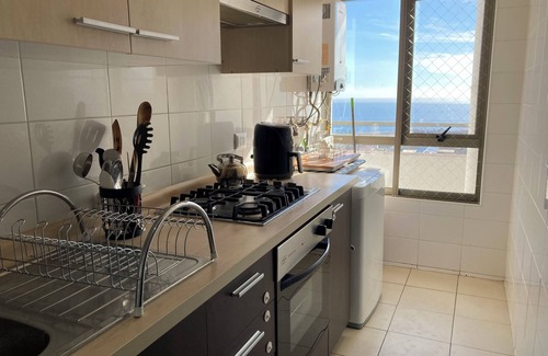 Vina del Mar Apartment | Comfortable apartment ideal for family time, remote work with ocean view