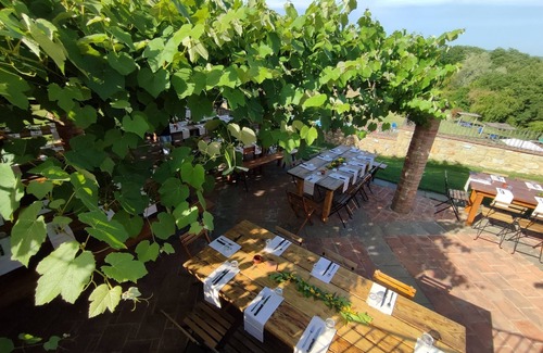 Laterina Apartment | Comfortable apartment renovated from an old brick kiln, with pool and restaurant on site!