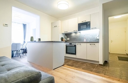 Vienna Apartment | Comfy 1BR+1LR Apt Stylish Design Near Donaustadt