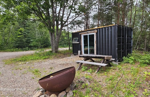 Mohawk Cabin | Container Conversion on the property of the Historic Ahmeek Copper Mine!!