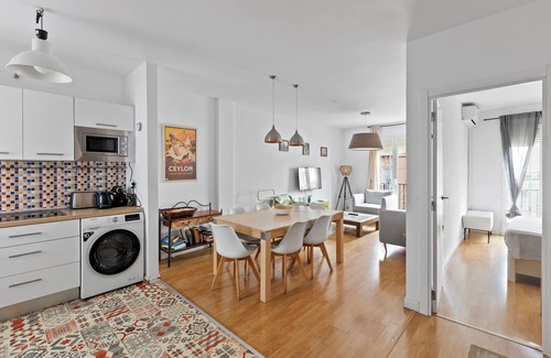 San Felipe Neri Apartment | Contemporary Spacious Historic Malaga 3BR Near Picasso's Home