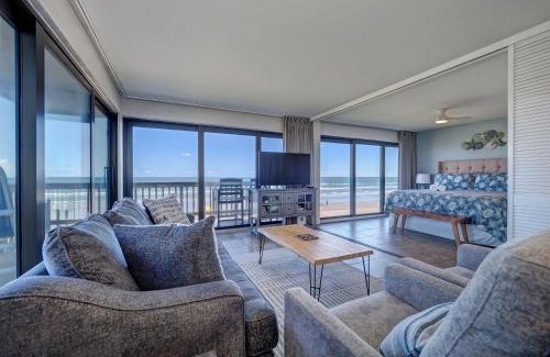 Corpus Christi Apartment | Corner Beachfront Condo with 270 Degree Gulf View and Wrap Around Balcony on Whitecap Beach Heated Pool Island House Unit 209