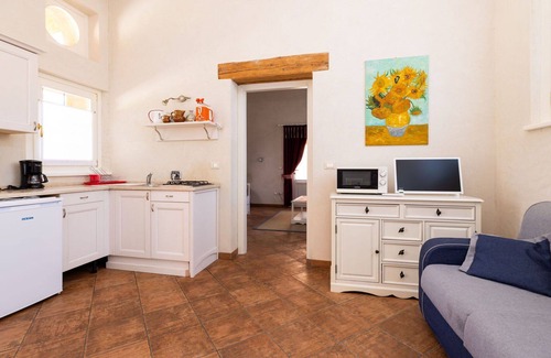 Strassoldo Apartment | Cosy apartment for 5 guests with A/C, WIFI, TV, terrace and pets allowed