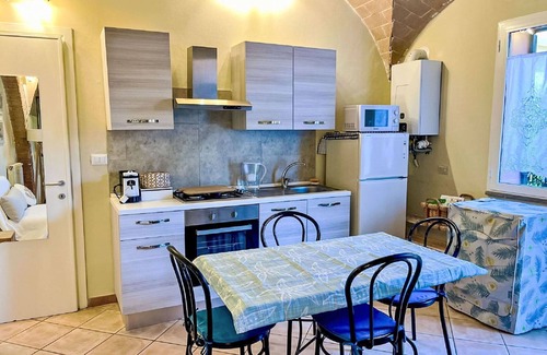 Cecina Apartment | Cosy apartment for 3 guests with A/C, WIFI, pool, TV and pets allowed