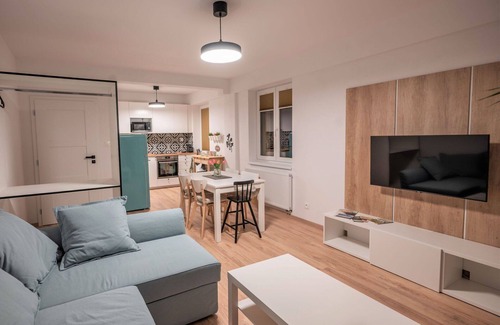 Jachymov Apartment | Cosy apartment for 4 people with WIFI, TV and pets allowed