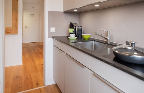 Falera Apartment | Cosy apartment for 5 people with pool, WIFI, TV, balcony and panoramic view