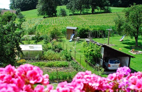 Hohenbodman Apartment | Cosy Apartment “Mayer Burghöfe FeWo 1” with Wi-Fi, Balcony & Garden; Parking Available