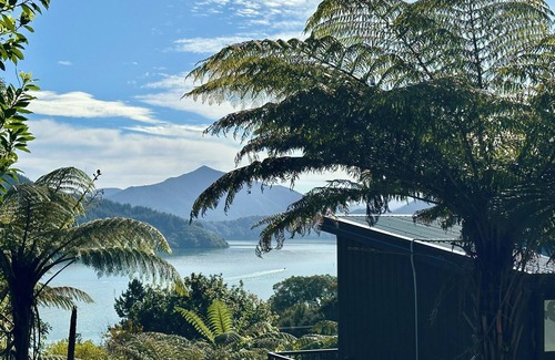 Moetapu Bay Cabin | Cosy modern two bedroom off-grid cabin, in the Marlborough Sounds