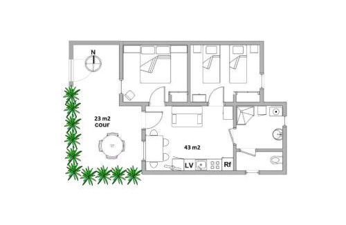 Le Brusc House | Cottage 43 m2 2 épis - Plage à 400m - PARKING Jardin TERRASSE Wifi