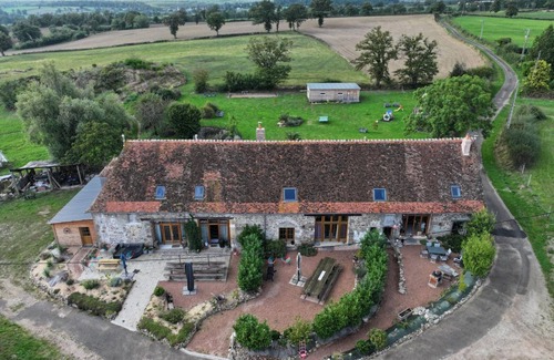 Blomard Cottage | Cottage in Renovated Barn with Pool and Pets Allowed