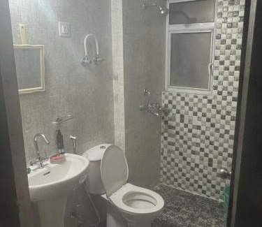 Ghaziabad House | Couple friendly room with ac, comfy bed and private window view