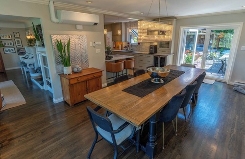 Saanich East House | Couple's Oasis w/chef's kitchen, hot tub, swim pond & gardens.