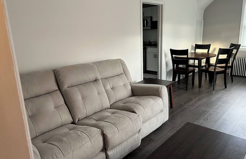 Towson Apartment | Cozy 1-bedroom apartment with king size bed.