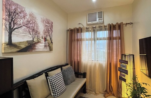 Mandaue Condo | Cozy 1-bedroom condo with AC, fitness room in charming Mandaue Cebu Ph