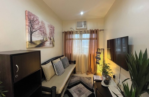 Mandaue Condo | Cozy 1-bedroom condo with AC, fitness room in charming Mandaue Cebu Ph