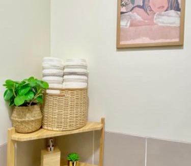 Pasig Apartment | Cozy 1 BR Scandinavian/Tropical Condo with Balcony & Parking