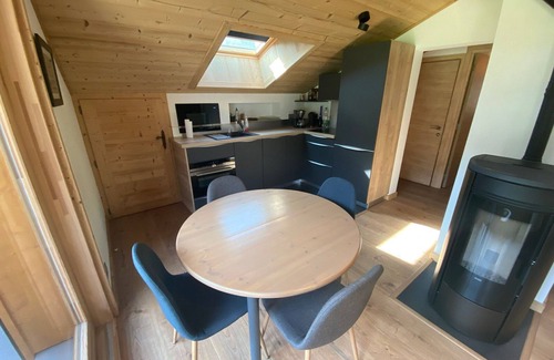 La Chapelle-d'Abondance Apartment | Cozy 2-Room Apartment for 4 with Balcony, Ski Locker, and Parking in La Chapelle-d'Abondance