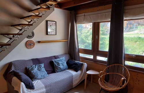 Viel-Alpe Apartment | Cozy 2 Room Apartment for 5, Ski-In/Ski-Out, Prime Location at L'Alpe d'Huez