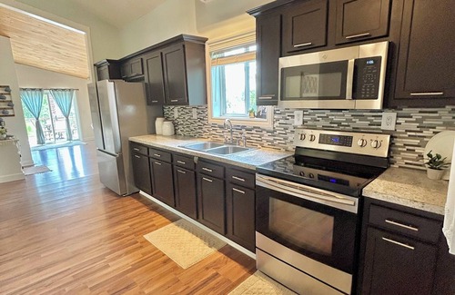 Greenville House | Cozy 3-bedroom lake house with private beach area and fire pit in Greenville