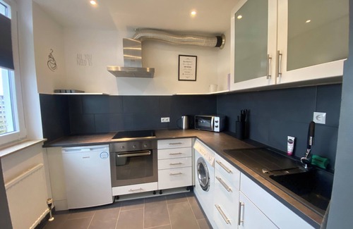 Hochheide Apartment | Cozy apartment 45 m", balcony up to 3 fitters or vacationers, fast WLAN