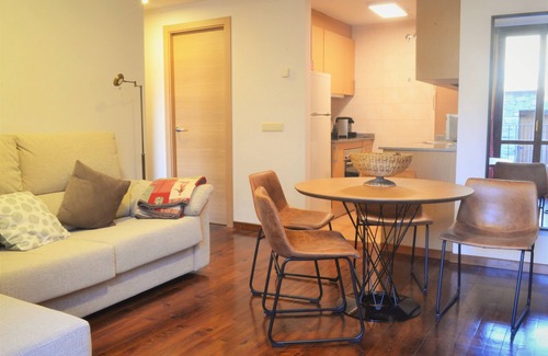 Esterri D'Aneu Apartment | Cozy apartment with a big fireplace