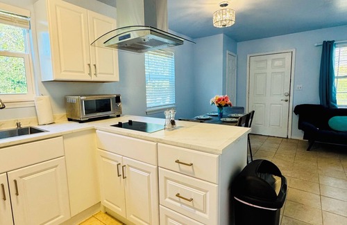 Florida Panhandle Apartment | Cozy Apt King Bed w Laundry 25 to Beach Unit #C