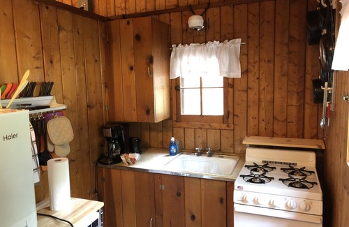 Pentwater Cabin | Cozy "Beach" Cabin in the woods with Pentwater Lake frontage and access