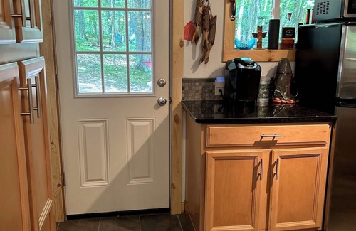 Elcho Cabin | Cozy cabin just steps away from Upper Post Lake. Pet friendly with a small fee!