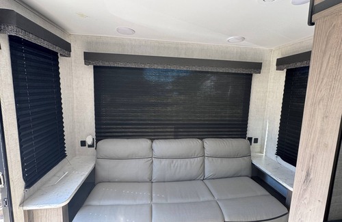 Kermit House | Cozy campground in peaceful Kermit with AC, fitness room