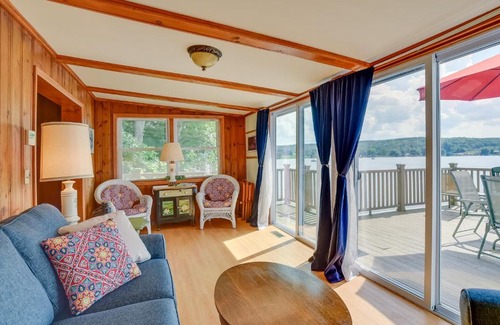Scottsburg House | Cozy Cohocton Cottage with Private Beach and Deck!