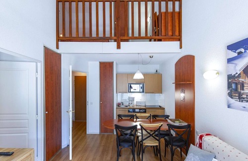 La Mongie Apartment | Cozy Duplex for 7 with Parking, Indoor Pool, and Fitness Room