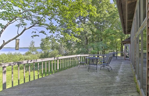 Brill House | Cozy Expansive Lakefront Getaway with Spacious Deck!