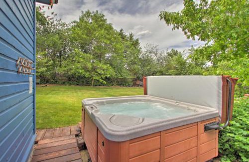 Salmon House | Cozy Home with Hot Tub Half Mi to Salmon River!
