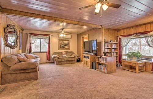 Salmon House | Cozy Home with Hot Tub Half Mi to Salmon River!