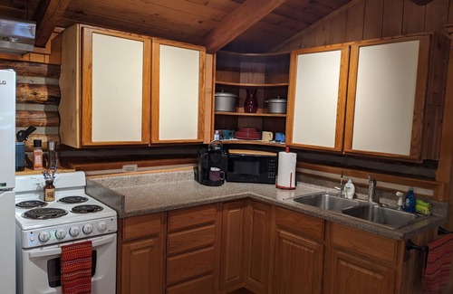 Monroe Cabin | Cozy Log Cabin in peaceful wooded surroundings