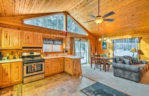 Steuben House | Cozy Manistique Cabin with Deck, Grill and Fire Pit!