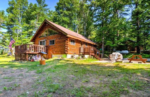 Steuben House | Cozy Manistique Cabin with Deck, Grill and Fire Pit!