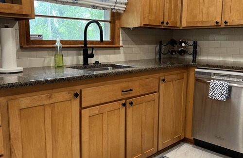 North Central Omaha House | Cozy Ranch with Hot Tub!