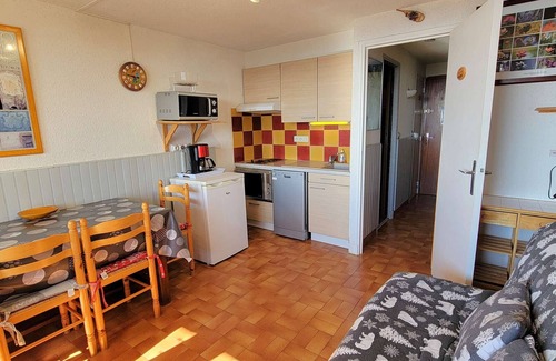 Saint-Michel-de-Chaillol Apartment | Cozy Studio for 4 - Central Location, South Balcony, Panoramic View